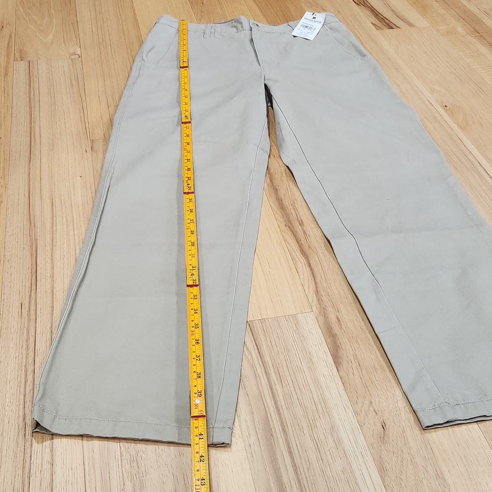 New Woolrich Mens Milestone Casual Pants Khaki 30 X 30 NWT Beige - Picture 5 of 15
